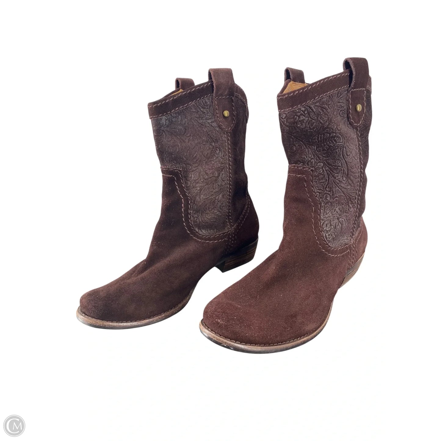 Boots Western By Fossil In Brown, Size: 9