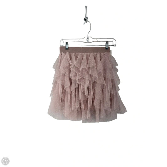 Skirt Mini & Short By Anthropologie In Mauve, Size: Xs