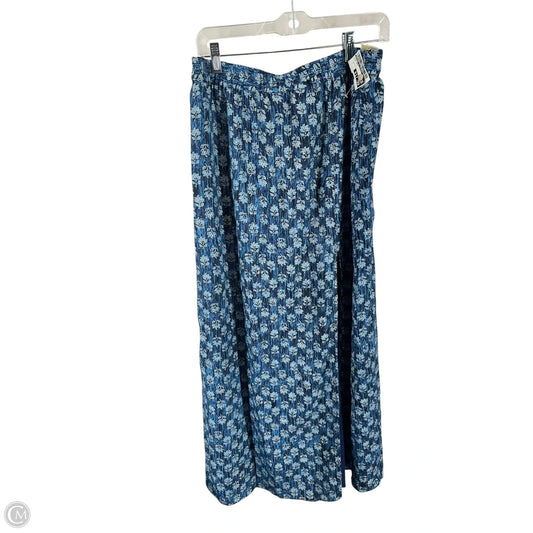Skirt Maxi By Michael By Michael Kors In Blue, Size: M