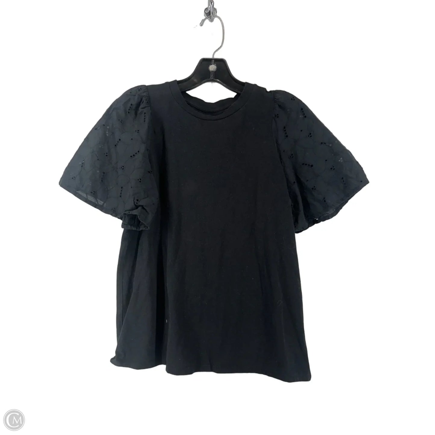 Top Short Sleeve By A New Day In Black, Size: Xs