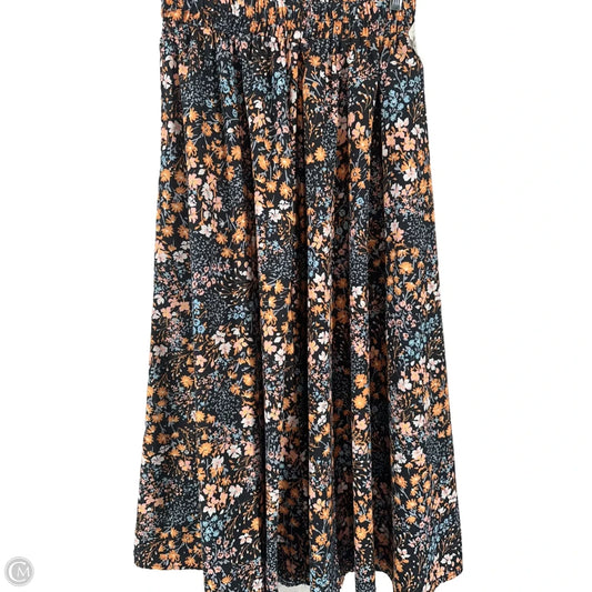 Skirt Maxi By Cmf In Floral Print, Size: L