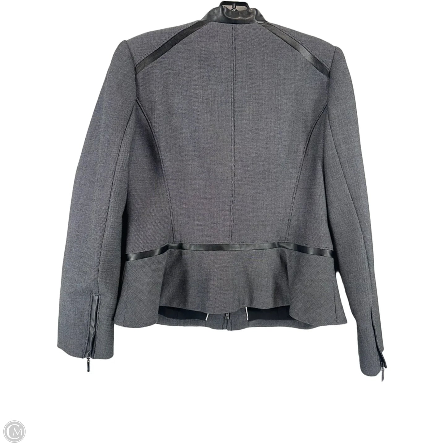 Blazer By White House Black Market In Grey, Size: 8p