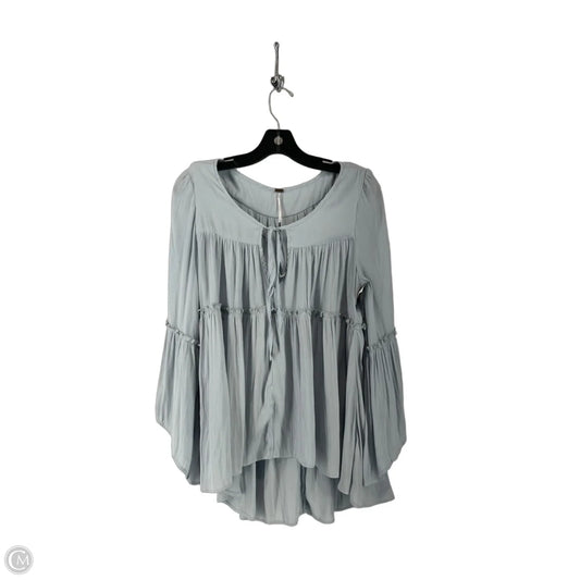 Top Long Sleeve By Free People In Blue, Size: M