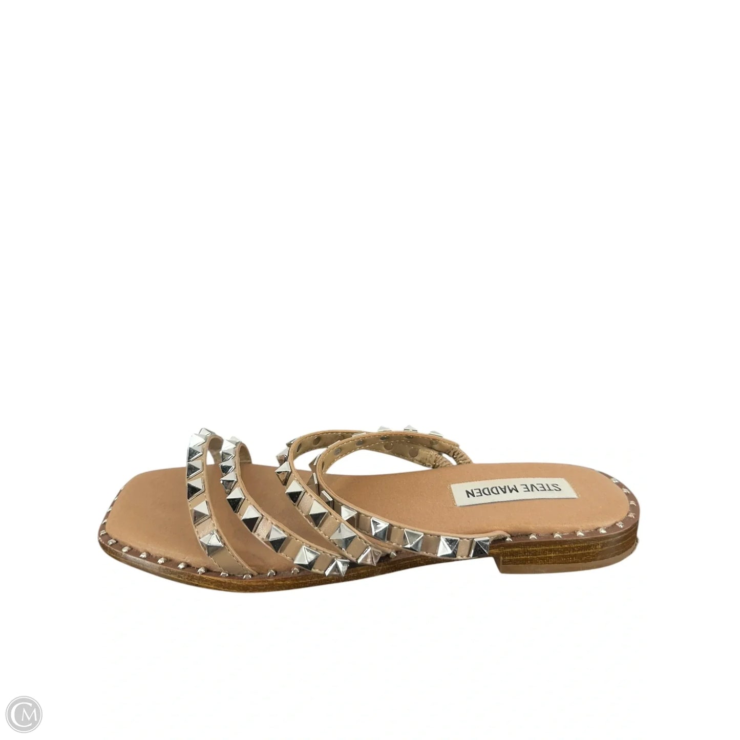 Sandals Flats By Steve Madden In Tan, Size: 7.5