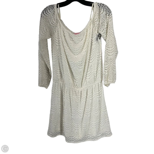 Romper Designer By Lilly Pulitzer In White, Size: M