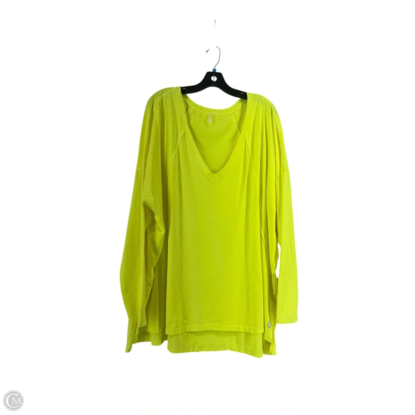 Top Long Sleeve By Free People In Yellow, Size: L
