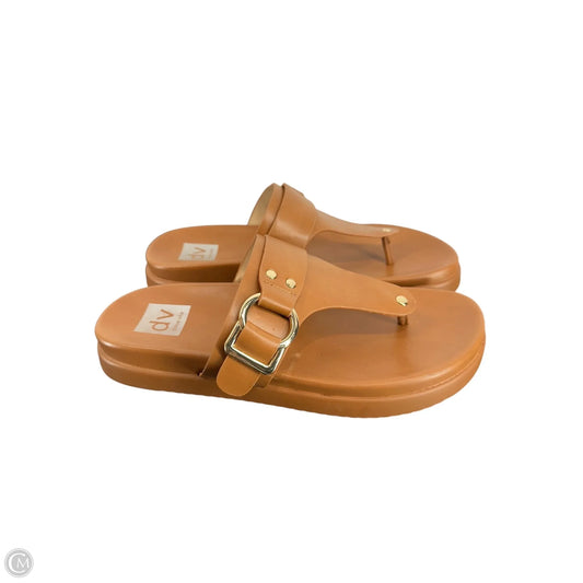 Sandals Flats By Dolce Vita In Brown, Size: 8