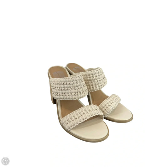 Sandals Heels Block By Dolce Vita In Taupe, Size: 7.5