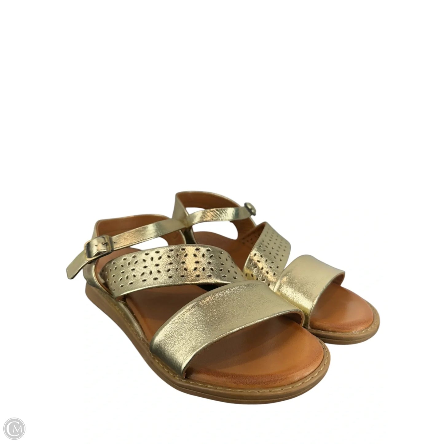 Sandals Flats By Miz Mooz In Gold, Size: 10