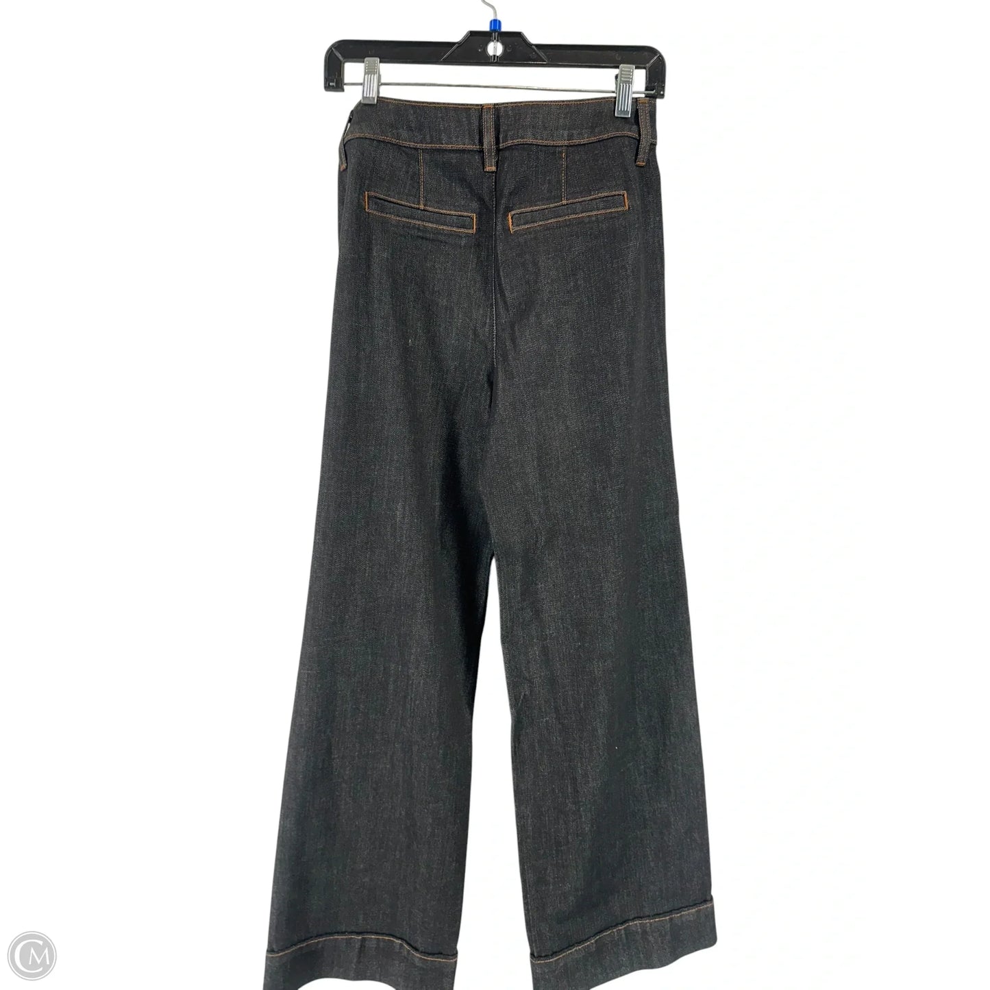 Jeans Wide Leg By Chicos In Black, Size: 2