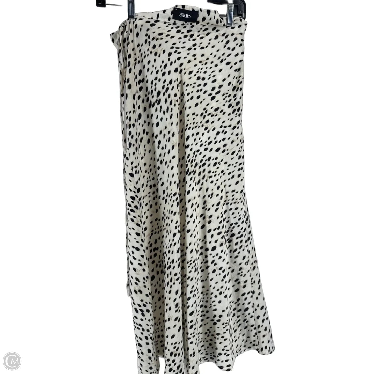 Skirt Maxi By Cider In Polkadot Pattern, Size: S