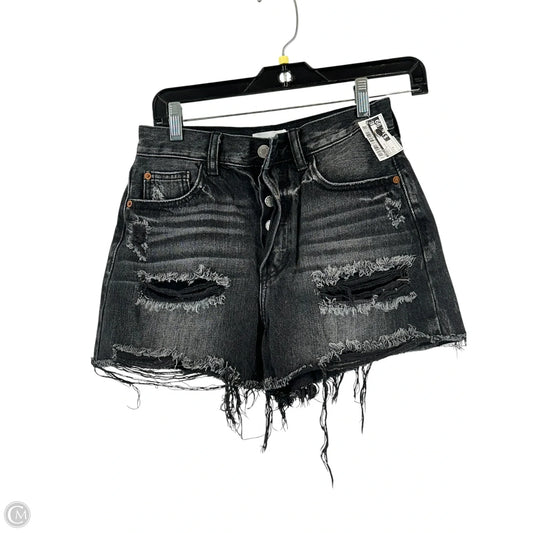Shorts By Cello In Black Denim, Size: S