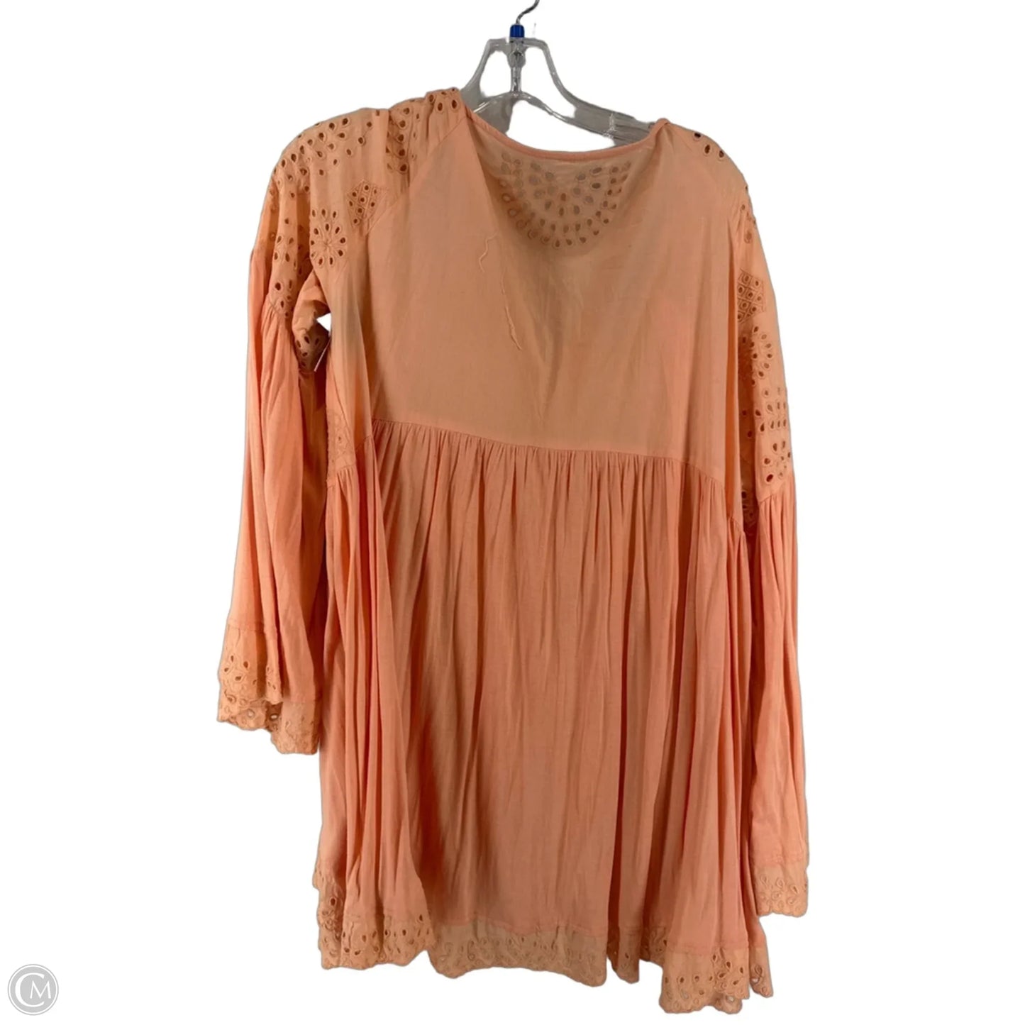 Tunic Long Sleeve By Free People In Orange, Size: Xl