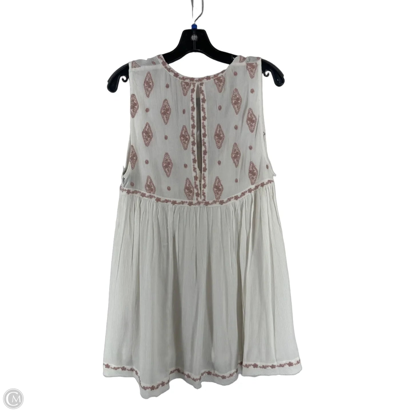 Top Sleeveless By Free People In White, Size: M