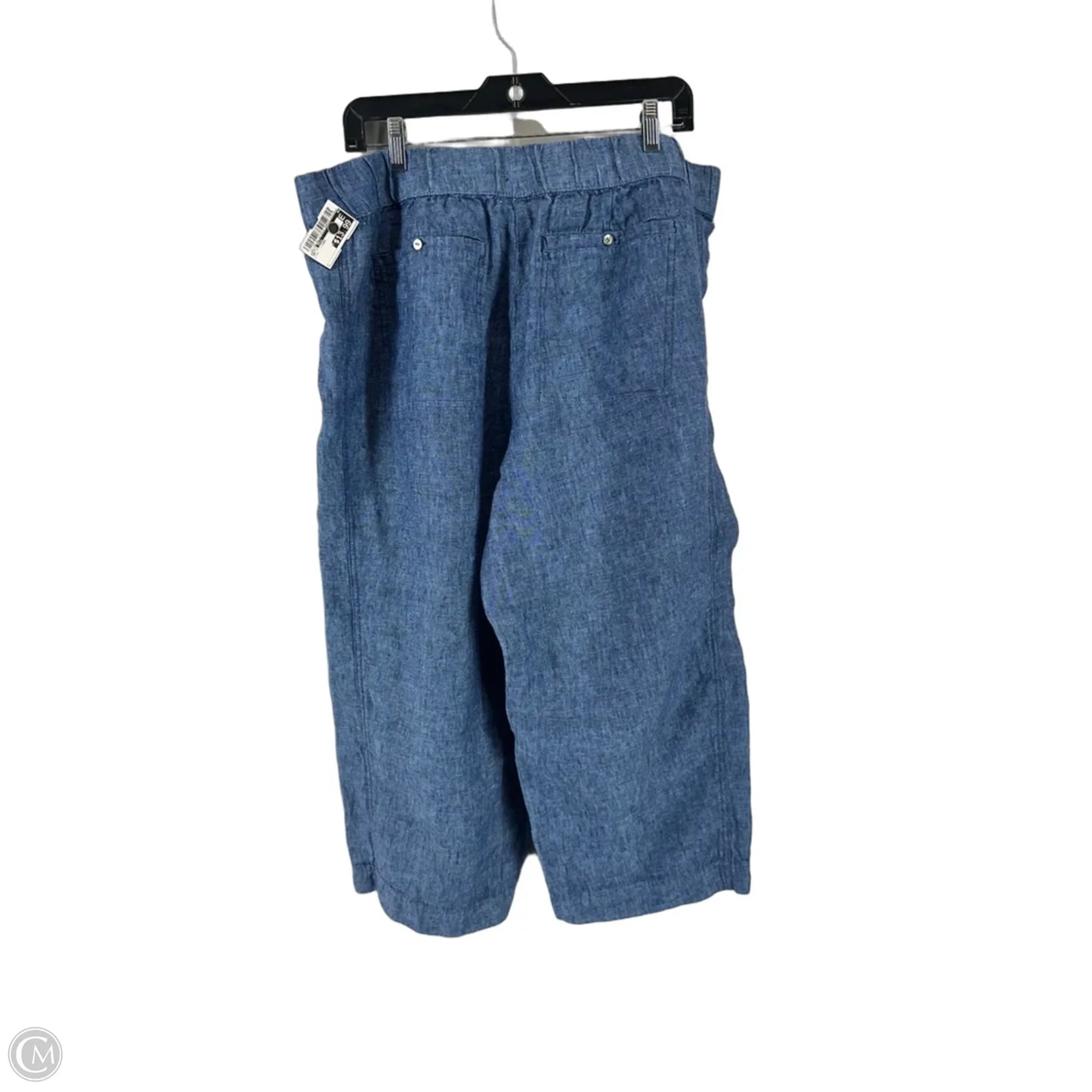 Pants Linen By Pure Jill In Blue, Size: Xl
