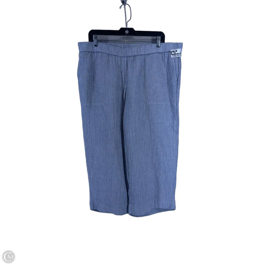 Pants Linen By J. Jill In Blue, Size: Xlp