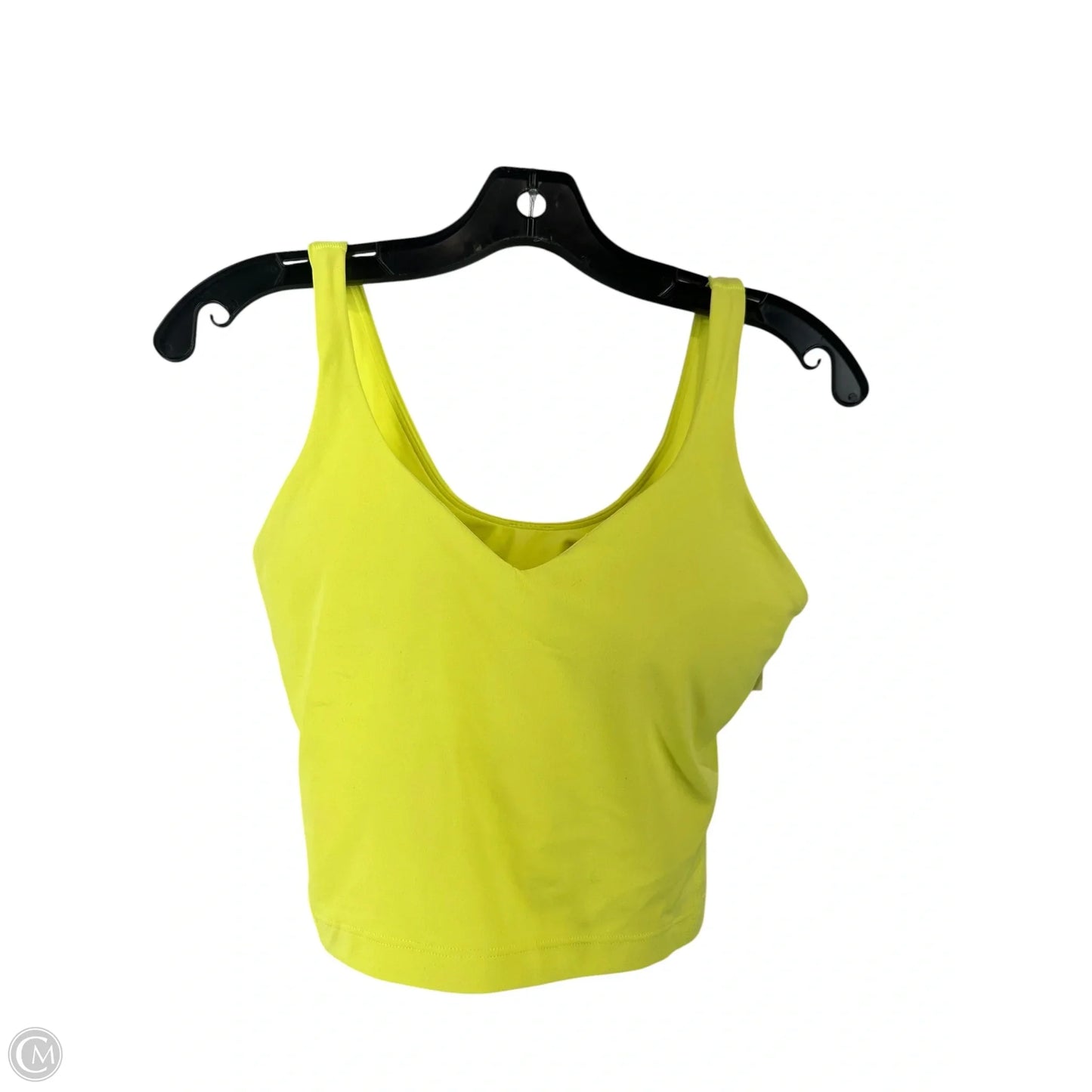 Athletic Bra By Lululemon In Yellow, Size: 6