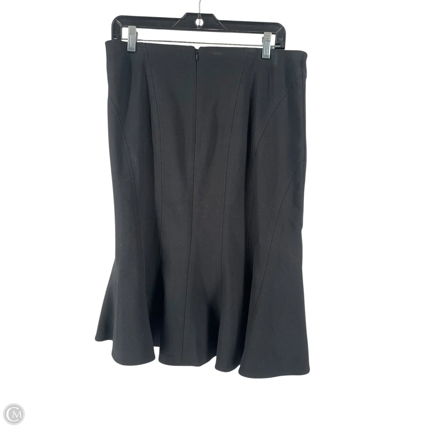 Skirt Midi By Ann Taylor In Black, Size: 10