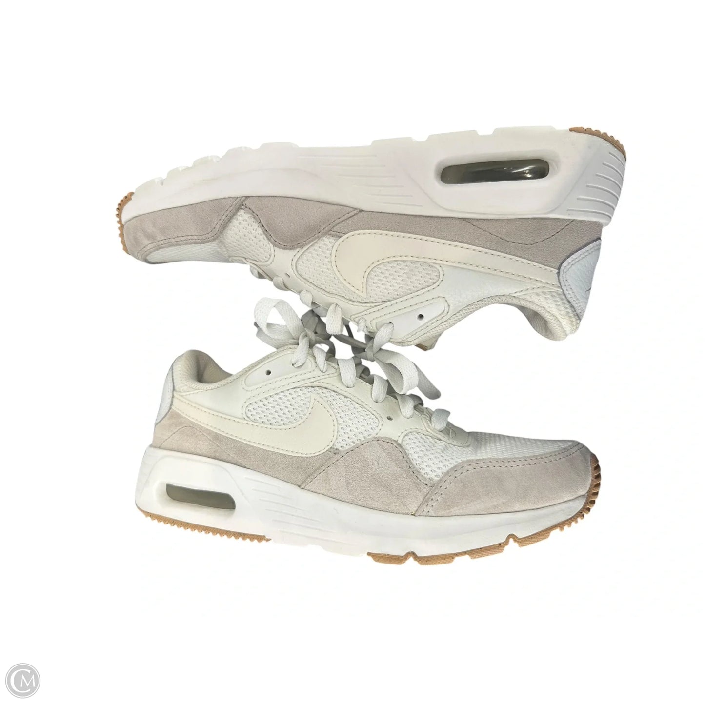 Shoes Athletic By Nike In White, Size: 7.5