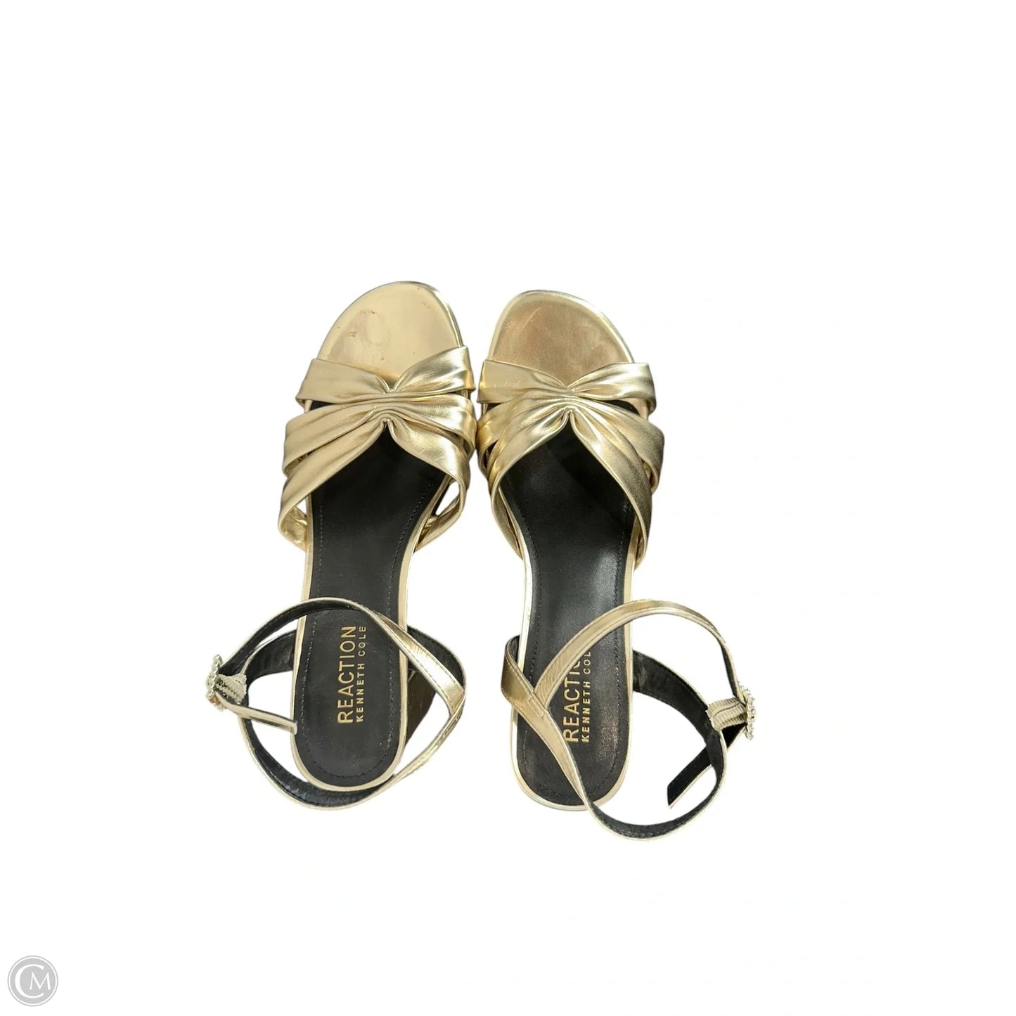Shoes Heels Block By Kenneth Cole Reaction In Gold, Size: 7.5