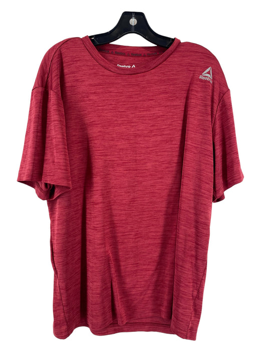 Athletic Top Short Sleeve By Reebok  Size: L