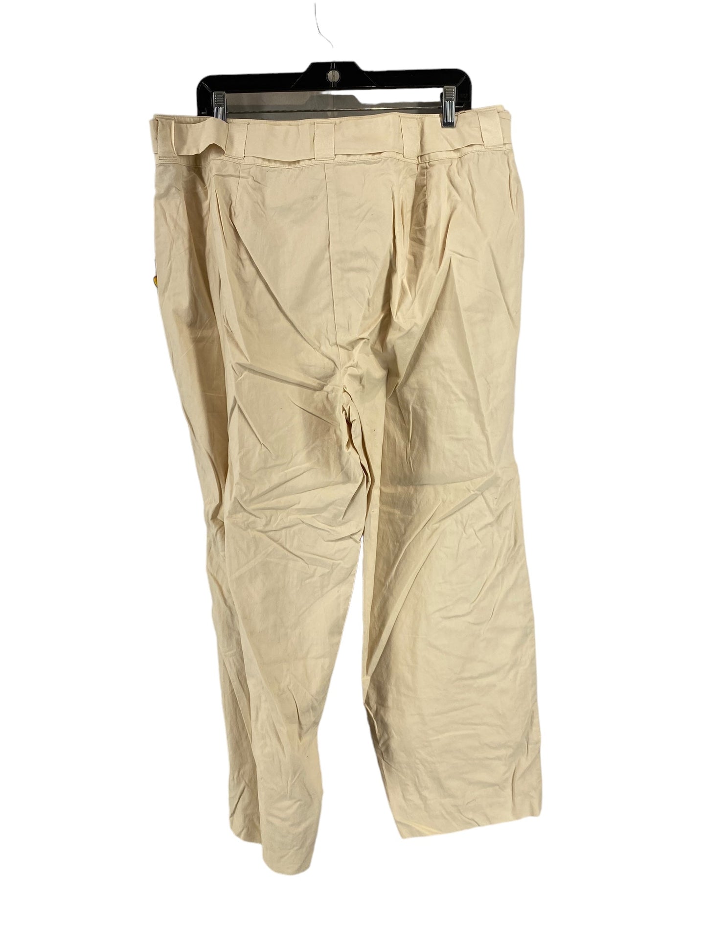 Pants Linen By Talbots In Tan, Size: 18w