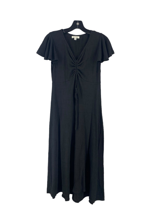 Black Dress Casual Midi Max Studio, Size Xs