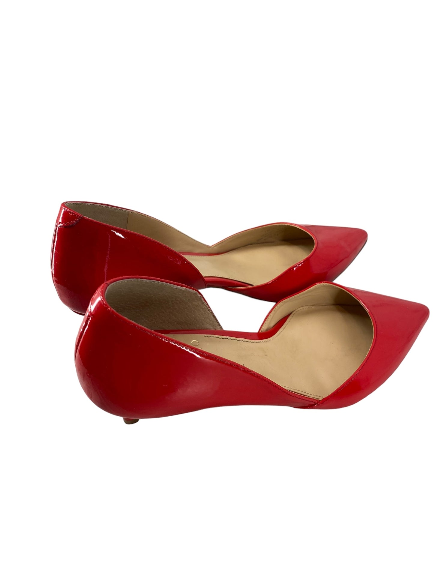 Red Shoes Heels Kitten Vince Camuto, Size 7