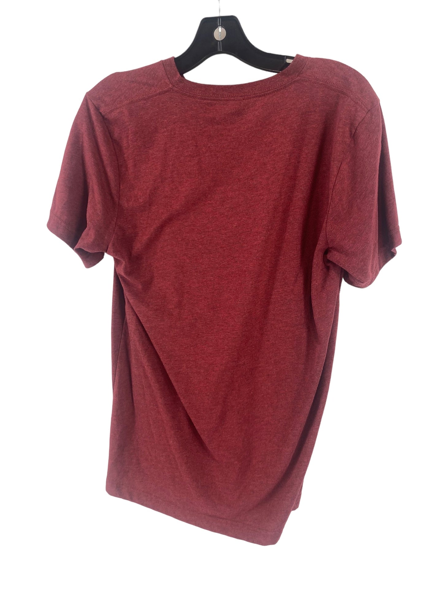Red Top Short Sleeve Basic Bella + Canvas, Size M