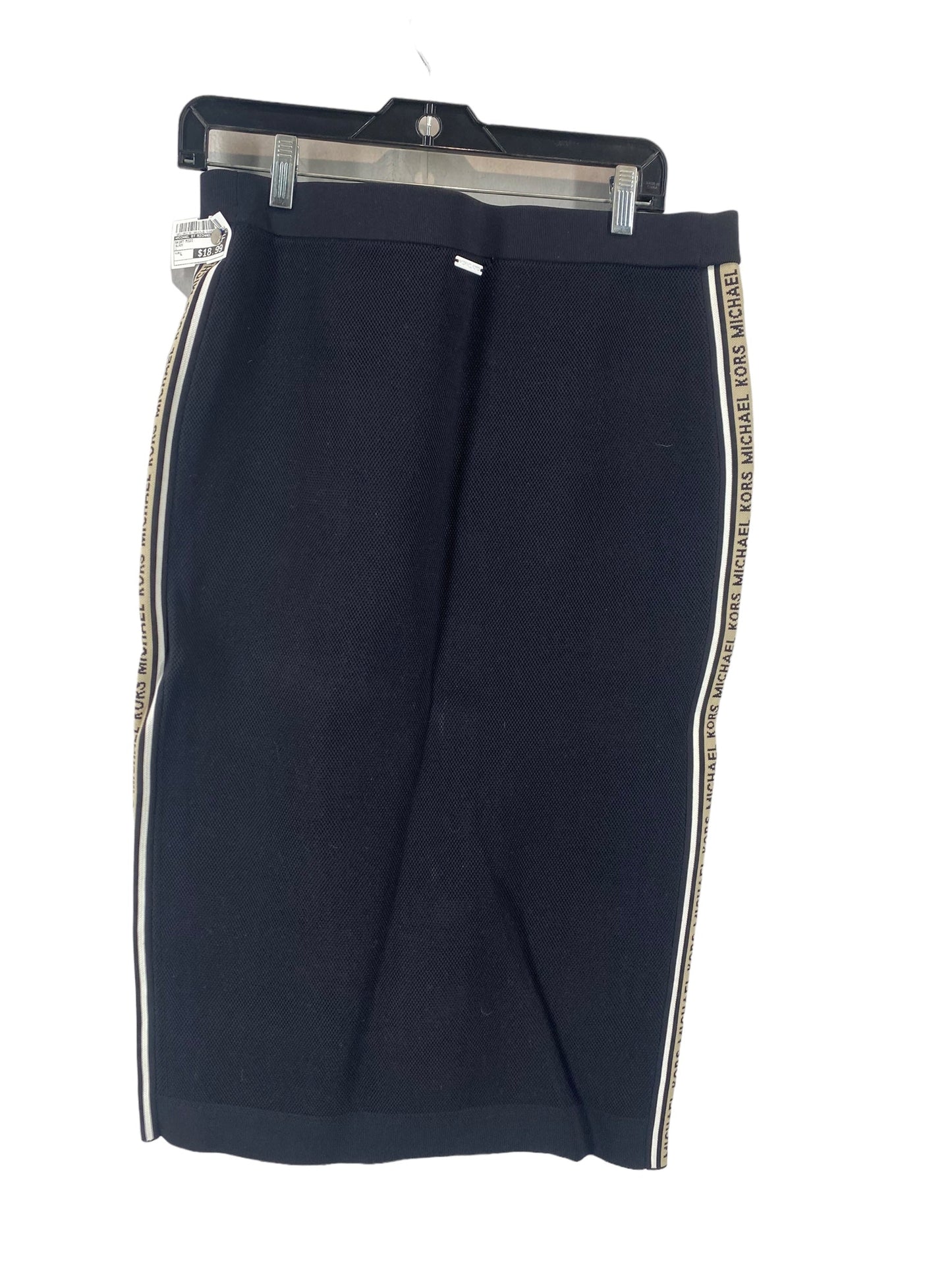 Black Skirt Midi Michael By Michael Kors, Size L