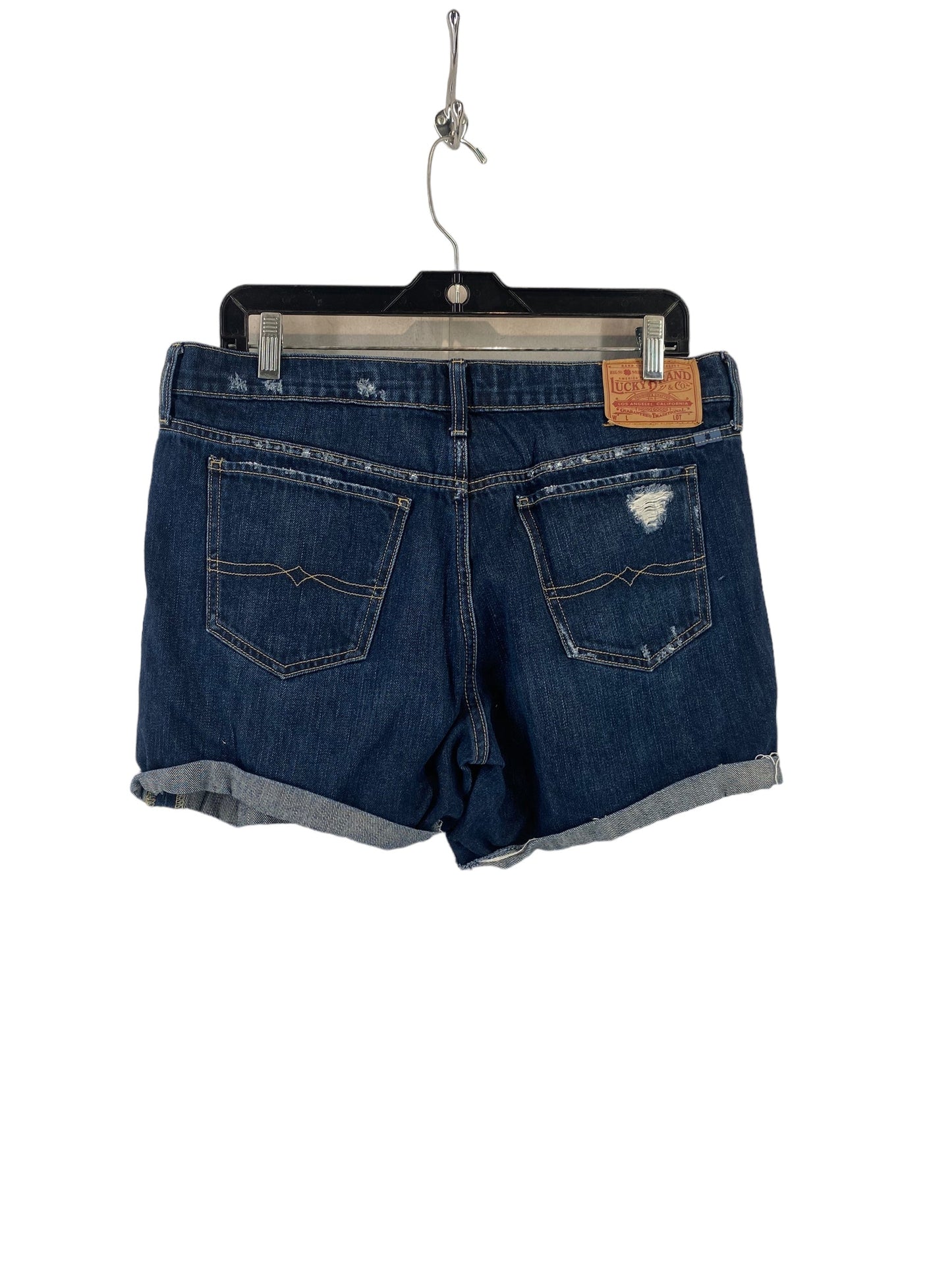 Blue Denim Shorts Lucky Brand, Size 8