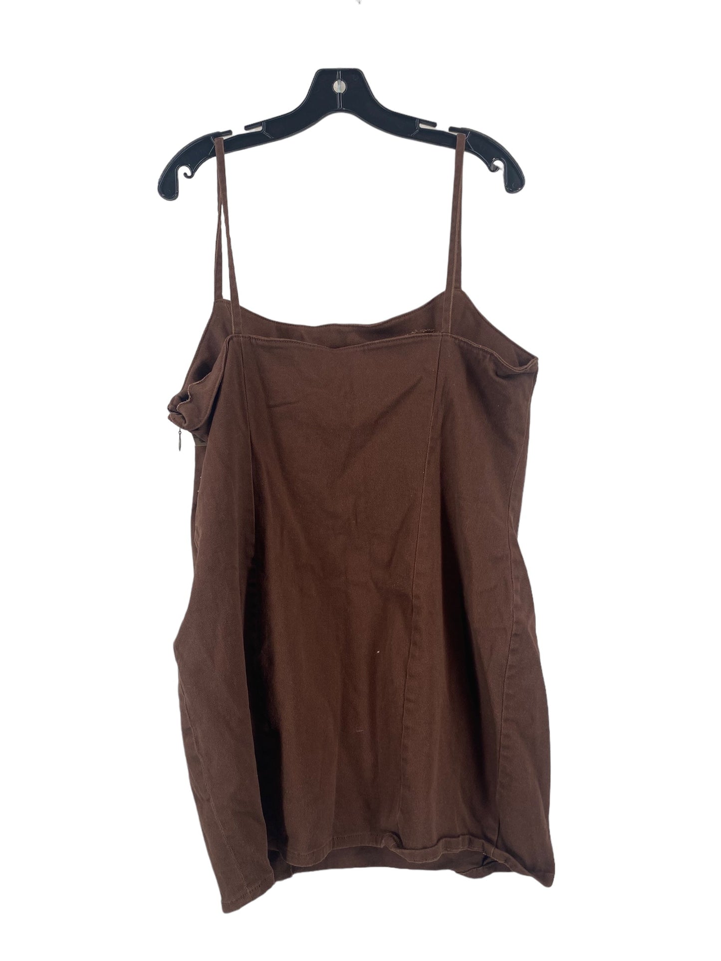 Brown Dress Casual Short Divided, Size Xl