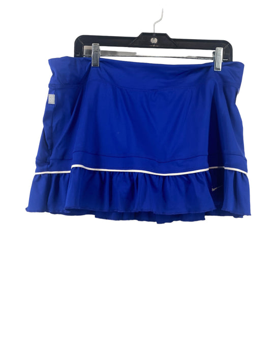 Blue Athletic Skirt Nike, Size Xl