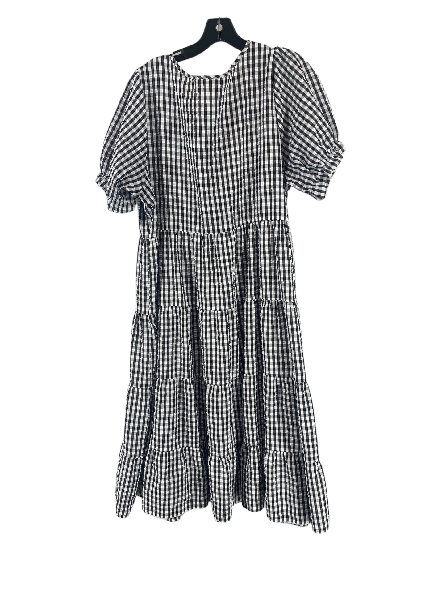 Plaid Pattern Dress Casual Maxi Shein, Size 3x