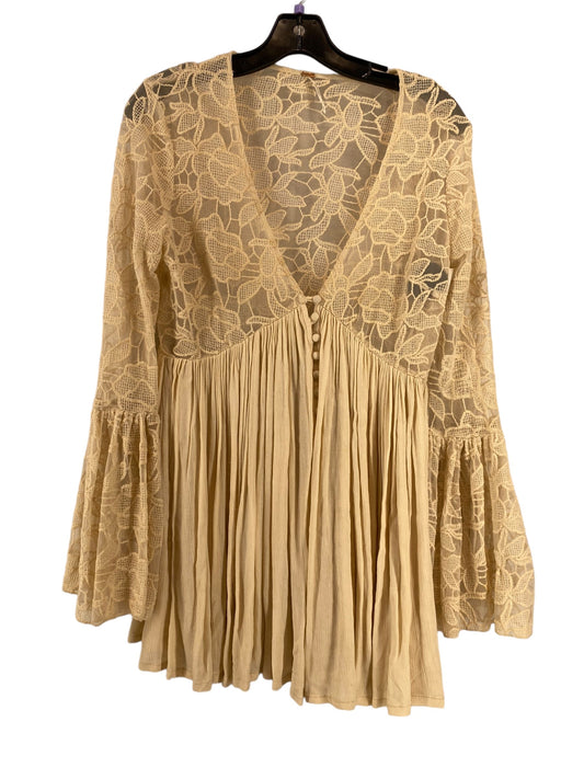 Tan Cardigan Free People, Size S