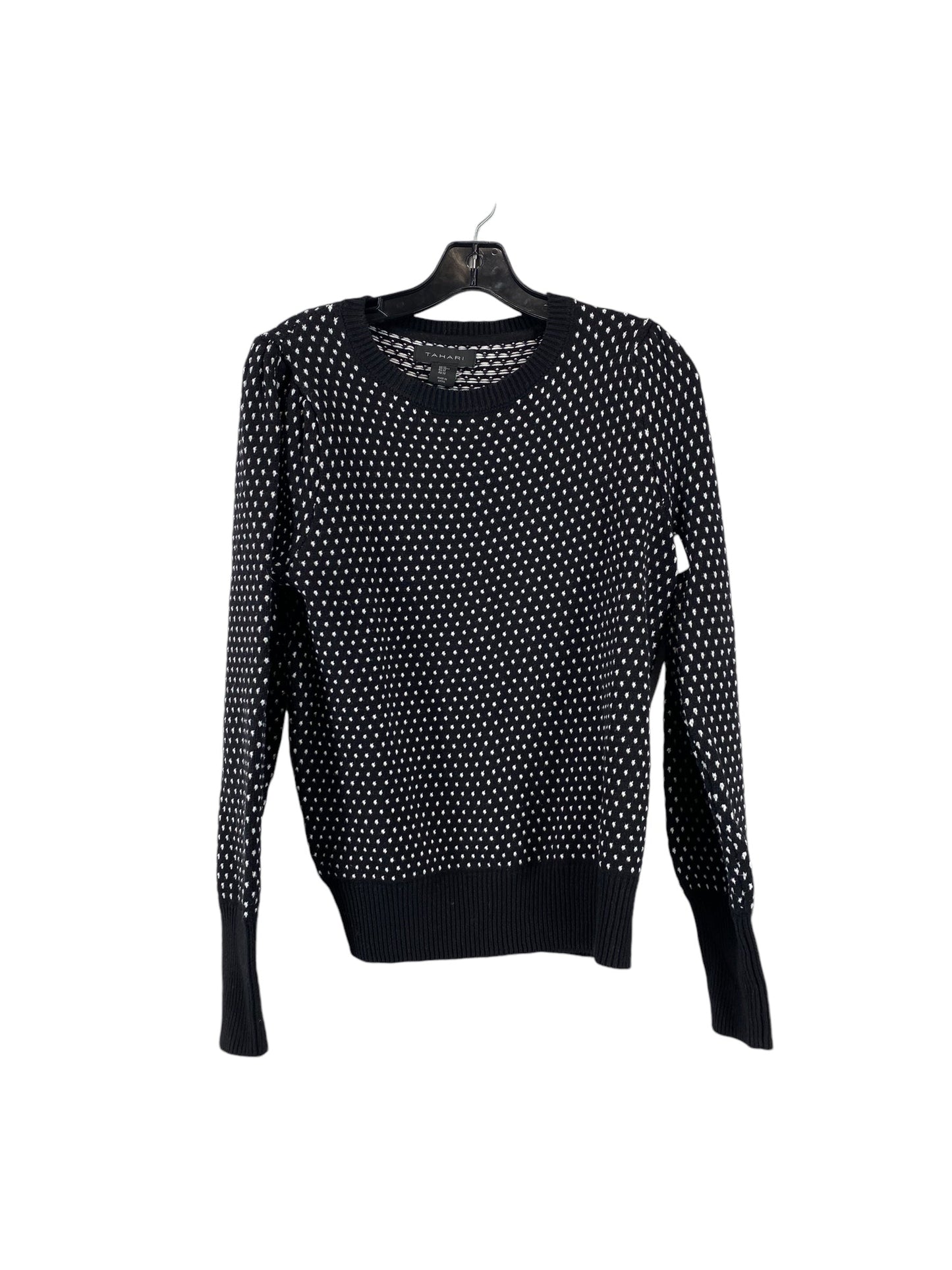 Sweater By Tahari By Arthur Levine In Black, Size: M