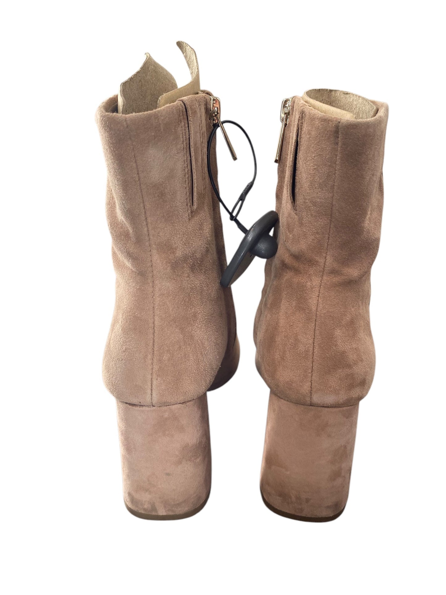 Boots Ankle Heels By Sam Edelman In Tan, Size: 8.5