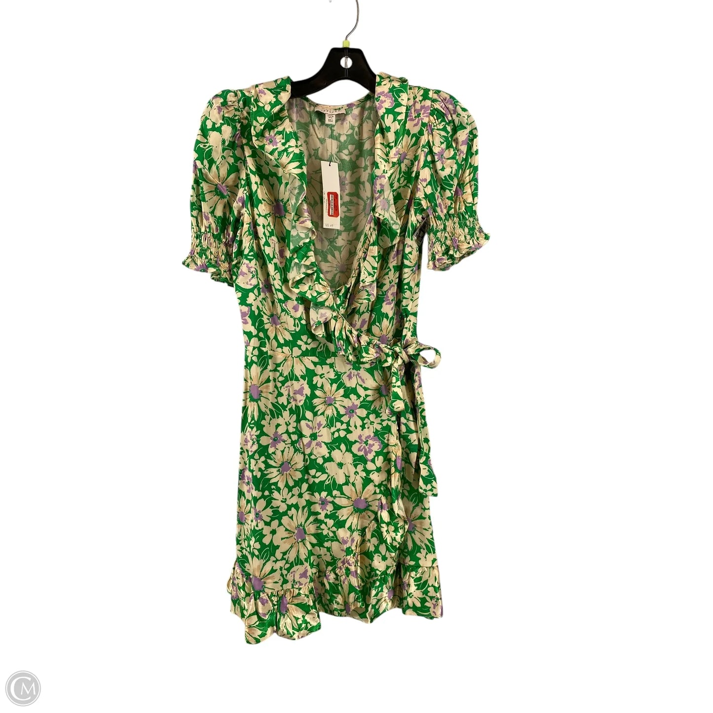 Dress Casual Short By Top Shop In Green, Size: 6