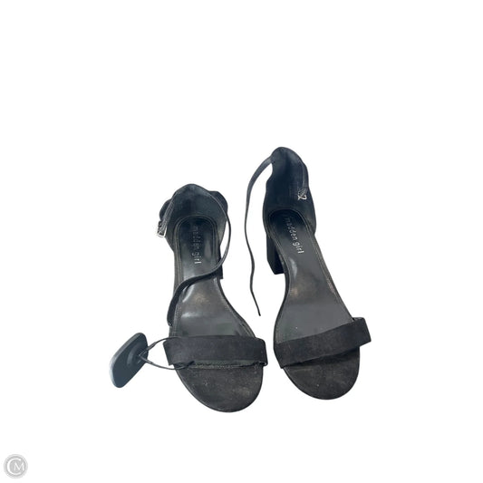 Sandals Heels Block By Madden Girl In Black, Size: 9
