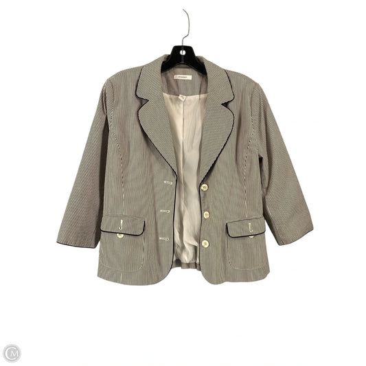 Blazer By Dressbarn In Striped Pattern, Size: S