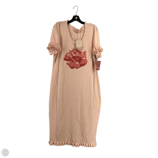 Dress Casual Midi By Cma In Pink, Size: 1x