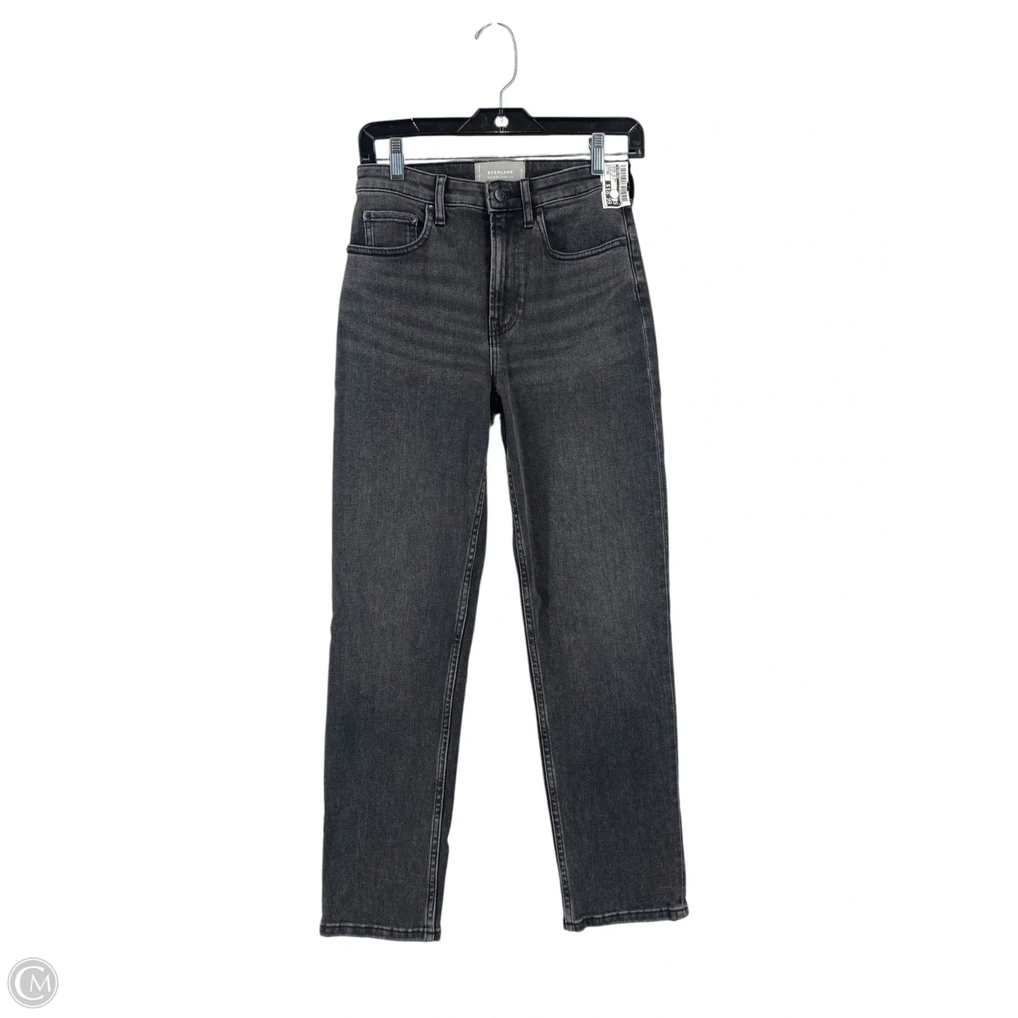 Jeans Skinny By Everlane In Black Denim, Size: Xs