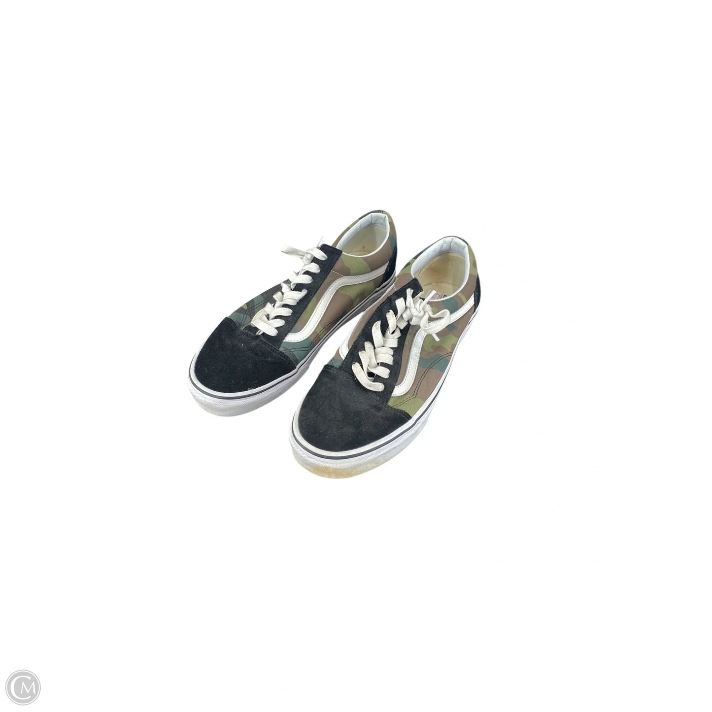 Shoes Sneakers By Vans In Camouflage Print, Size: 10