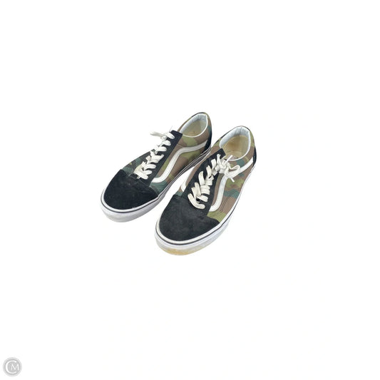 Shoes Sneakers By Vans In Camouflage Print, Size: 10