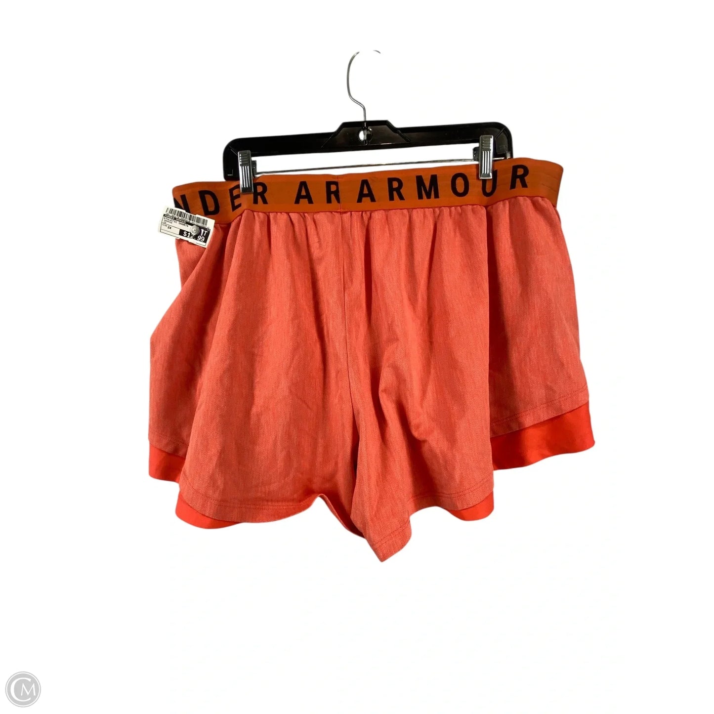Athletic Shorts By Under Armour In Orange, Size: 2x
