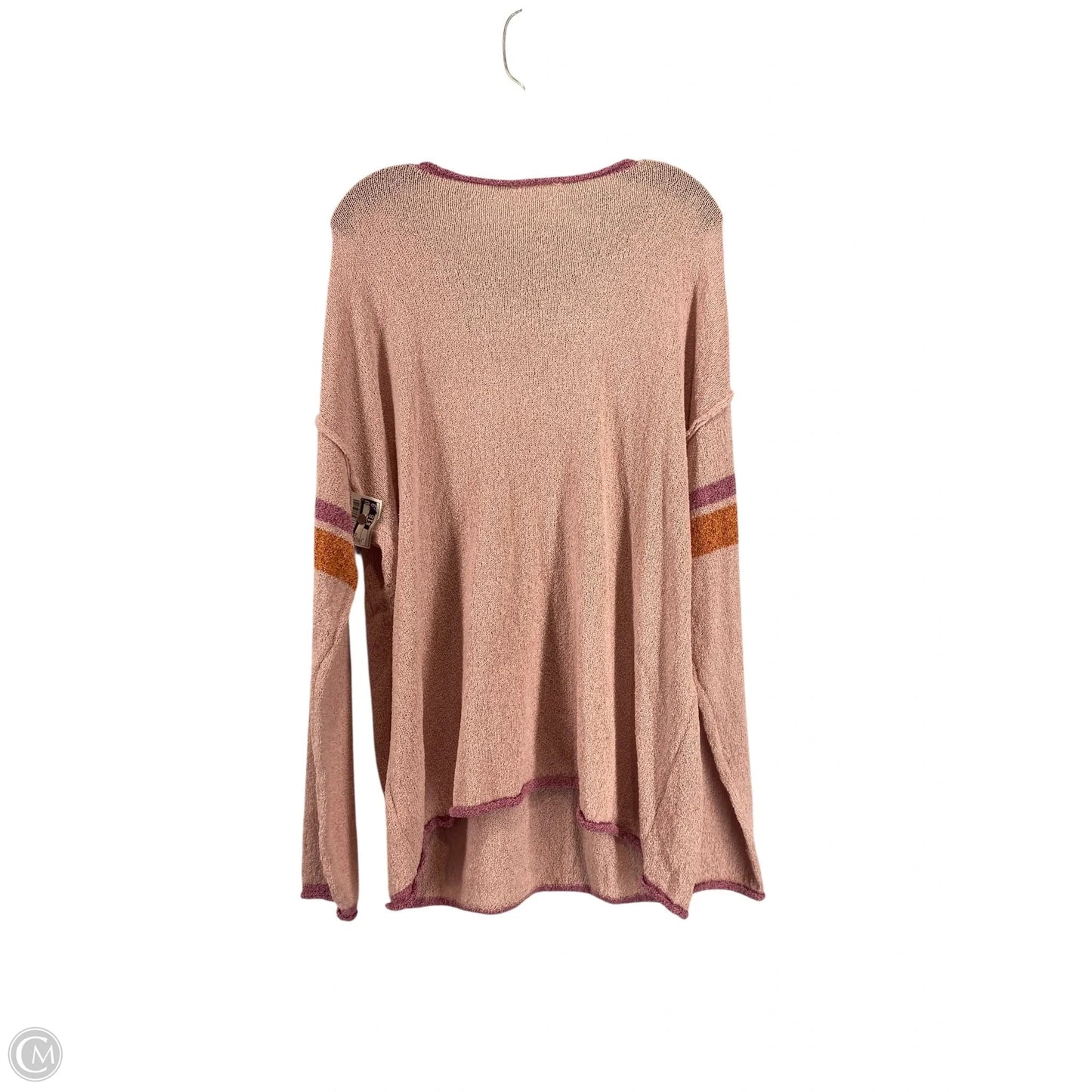Top Long Sleeve By Easel In Pink, Size: L
