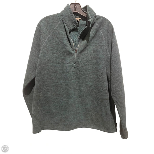Jacket Fleece By Eddie Bauer In Green, Size: Xl
