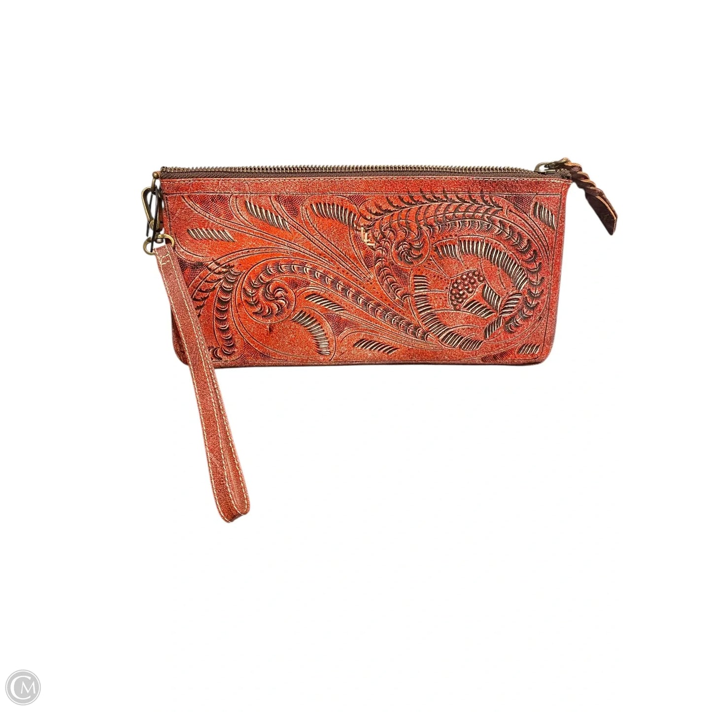 Clutch Leather By Cmc, Size: Medium