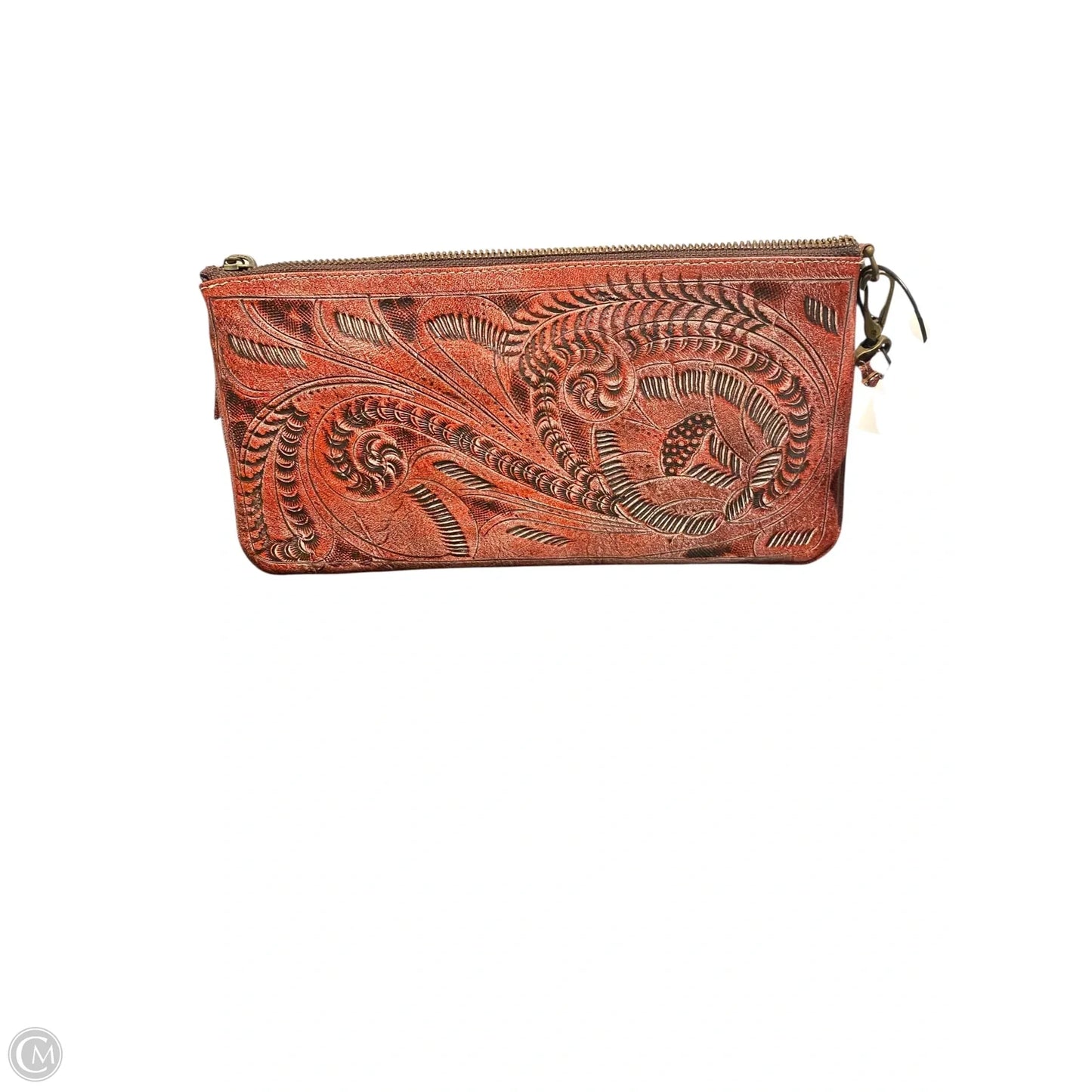 Clutch Leather By Cmc, Size: Medium