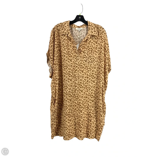 Dress Casual Short By Umgee In Animal Print, Size: Xl